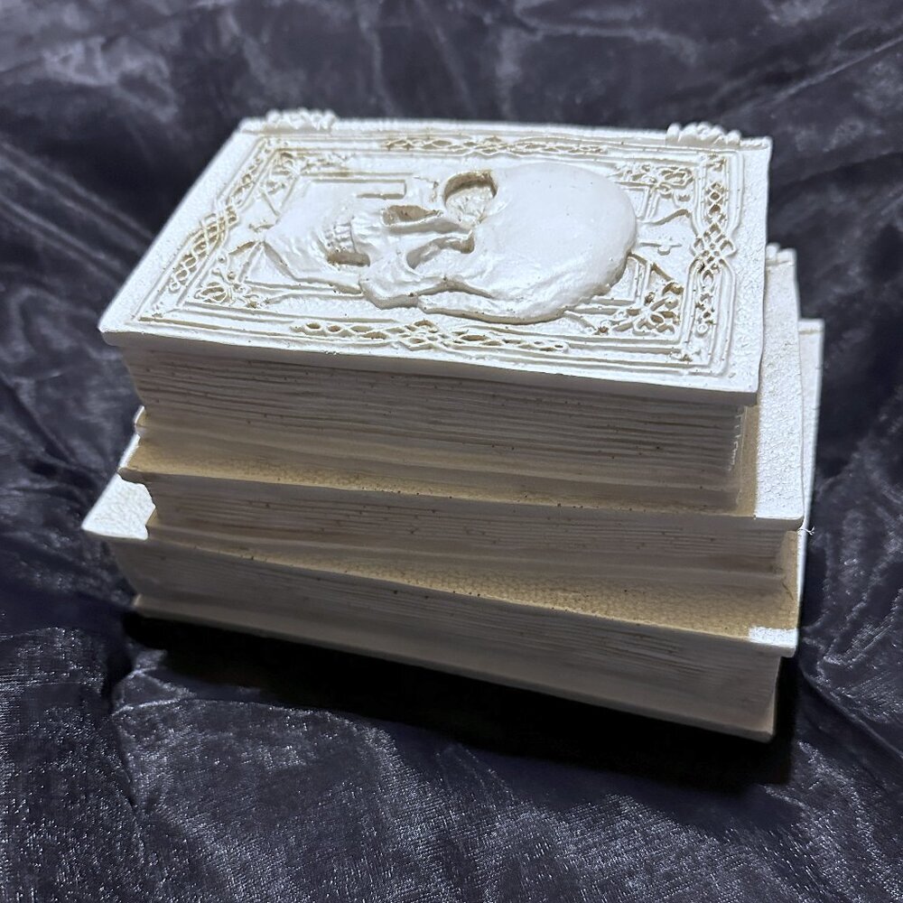 Pearlescent Spooky Resin Books
